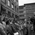 In der Bundesrepublik gerät das Arbeiterlied zunehmend in Vergessenheit, nur noch wenige pflegen diese Tradition: Chor der IG Metall 1961.