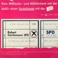 Bundestagswahl 1957: Die SPD wirbt für den Sozialstaat.
