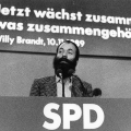 Markus Meckel zu Gast auf dem Außerordentlichen SPD-Parteitag 1989 in Westberlin.